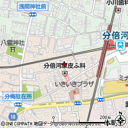 石阪荘周辺の地図