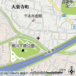 東京都八王子市大楽寺町631周辺の地図