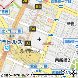 Btaps　虎ノ門ヒルズ店周辺の地図