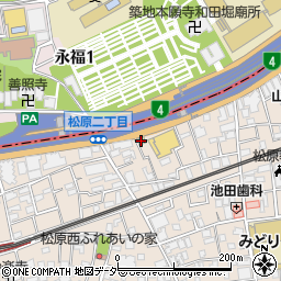 セブンイレブン世田谷松原店周辺の地図