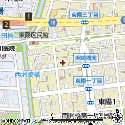 東京都江東区東陽1丁目14周辺の地図