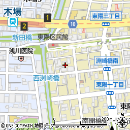 東京都江東区東陽1丁目8周辺の地図