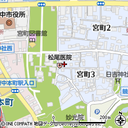 松尾医院周辺の地図