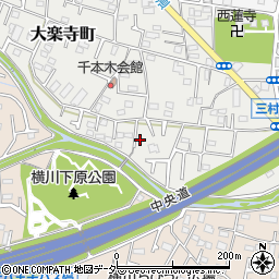 東京都八王子市大楽寺町632周辺の地図