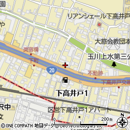 高井戸倶楽部周辺の地図