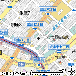 大島ラーメン 銀座店周辺の地図