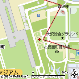 大沢総合グラウンドテニスコート周辺の地図
