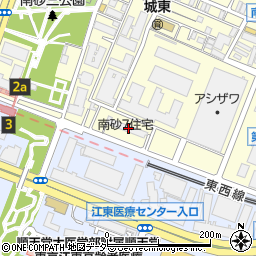 東京都江東区南砂7丁目1-18周辺の地図