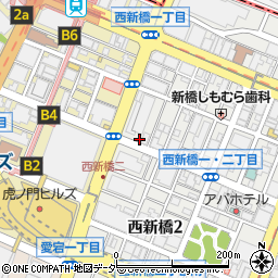 東京都港区西新橋1丁目23-10周辺の地図