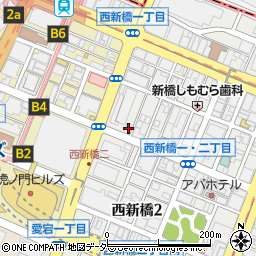 東京都港区西新橋1丁目23-9周辺の地図