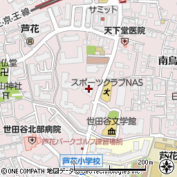 成城石井芦花公園店周辺の地図