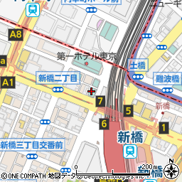 焼肉トラジ 新橋店周辺の地図