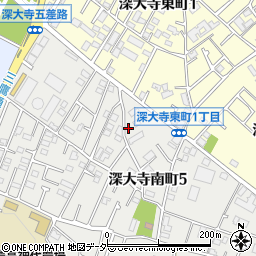 東京都調布市深大寺南町5丁目51-3周辺の地図