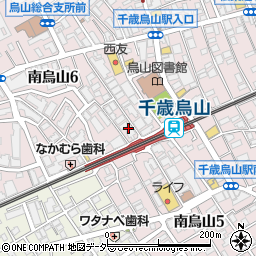 肉汁餃子のダンダダン 千歳烏山店周辺の地図