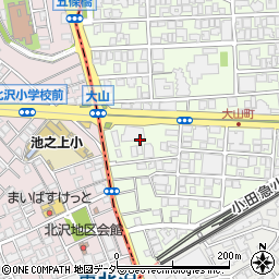 東京都渋谷区大山町17周辺の地図