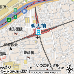栄新楼中華飯店周辺の地図