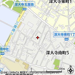 東京都調布市深大寺南町5丁目24-11周辺の地図