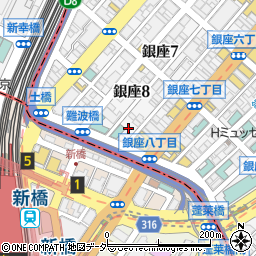 銀座 燈莉 GINZA TORI周辺の地図