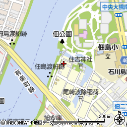 東京都中央区佃1丁目2-1周辺の地図