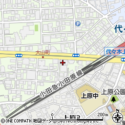 東京ジャーミイ・トルコ文化センター周辺の地図