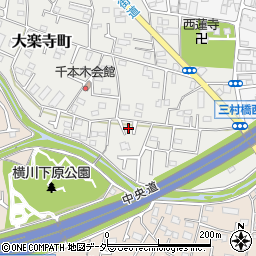 東京都八王子市大楽寺町636周辺の地図