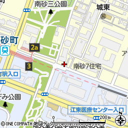 東京都江東区南砂7丁目1-22周辺の地図