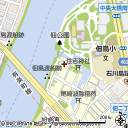 東京都中央区佃1丁目2-2周辺の地図