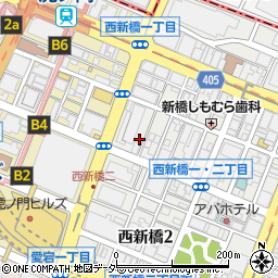 プレシャスコート虎ノ門周辺の地図