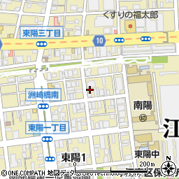 東京都江東区東陽1丁目32-2周辺の地図