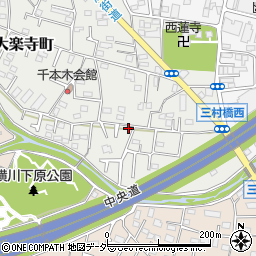 東京都八王子市大楽寺町639周辺の地図