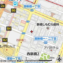 新ばし 笹田周辺の地図