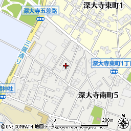 東京都調布市深大寺南町5丁目24-10周辺の地図