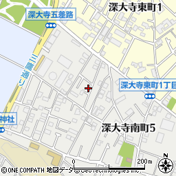 東京都調布市深大寺南町5丁目24-5周辺の地図