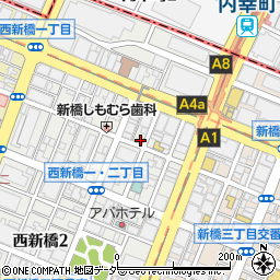 東京都港区西新橋1丁目13-5周辺の地図