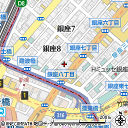 銀座 藤田周辺の地図