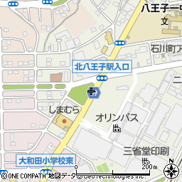 北八王子駅入口周辺の地図