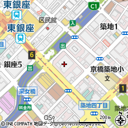 三井住友銀行銀座松竹スクエア ＡＴＭ周辺の地図