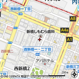 東竜 新橋店周辺の地図