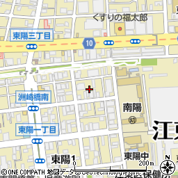 東京都江東区東陽1丁目32周辺の地図