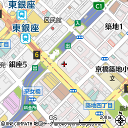 シュマッツ　築地松竹店周辺の地図