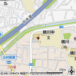 東京都八王子市横川町390周辺の地図