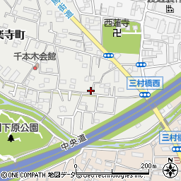 東京都八王子市大楽寺町580周辺の地図