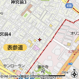 アーティフェックスギャラリー・表参道店周辺の地図