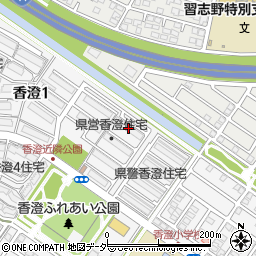 県営習志野香澄第２団地周辺の地図