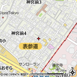 名鉄協商表参道駐車場周辺の地図