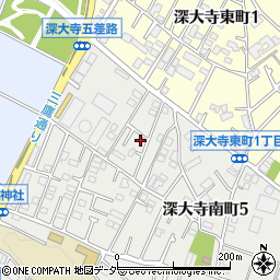東京都調布市深大寺南町5丁目24-7周辺の地図