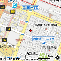 東京都港区西新橋1丁目23周辺の地図