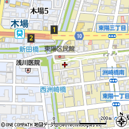 東京都江東区東陽1丁目10周辺の地図