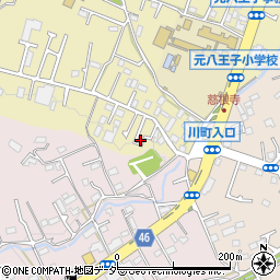 東京都八王子市弐分方町694-1周辺の地図