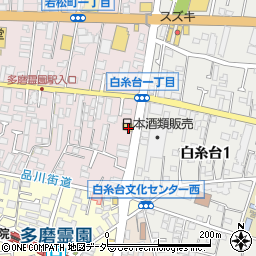 東京都府中市若松町1丁目24-3周辺の地図